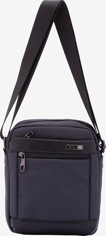 Borsa a tracolla 'Borsa a Tracolla Uomo B Cavalli Poliestere Zip Tasche Tracolla Regolabile' di B. Cavalli in grigio: frontale