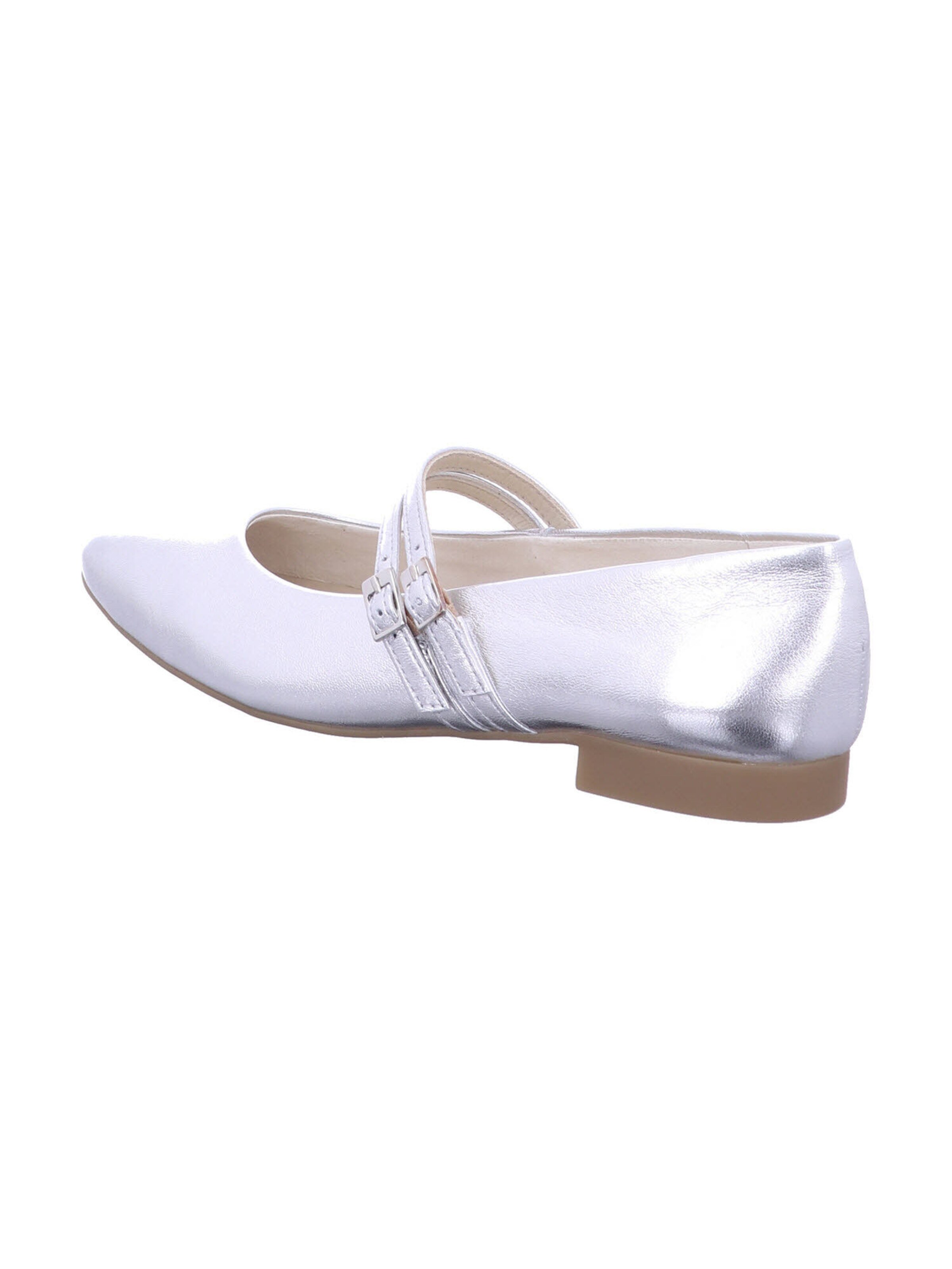 Paul Green Strap ballerina in Silver
