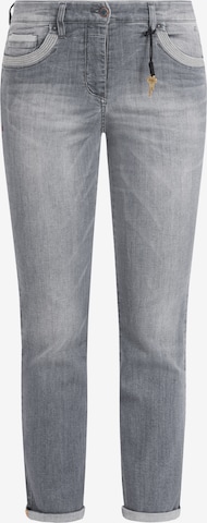 Coupe slim Jean 'Alara' Recover Pants en gris : devant