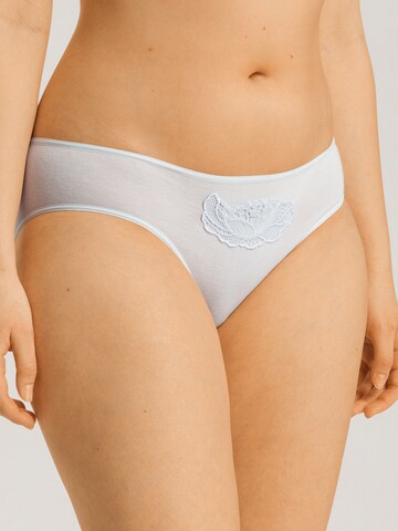 Hanro - Cueca ' Anne ' em azul: frente