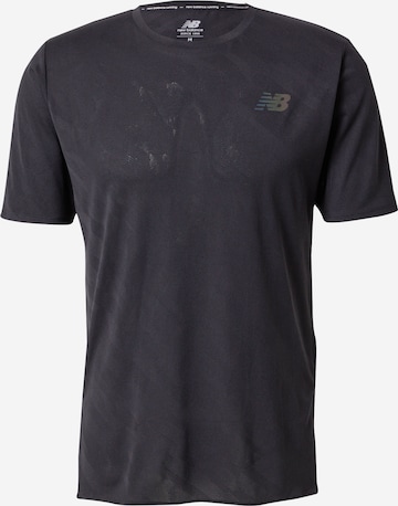 new balance Performance Shirt in Black: front