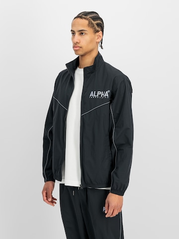 ALPHA INDUSTRIES Between-Season Jacket 'Ptg' in Black: front
