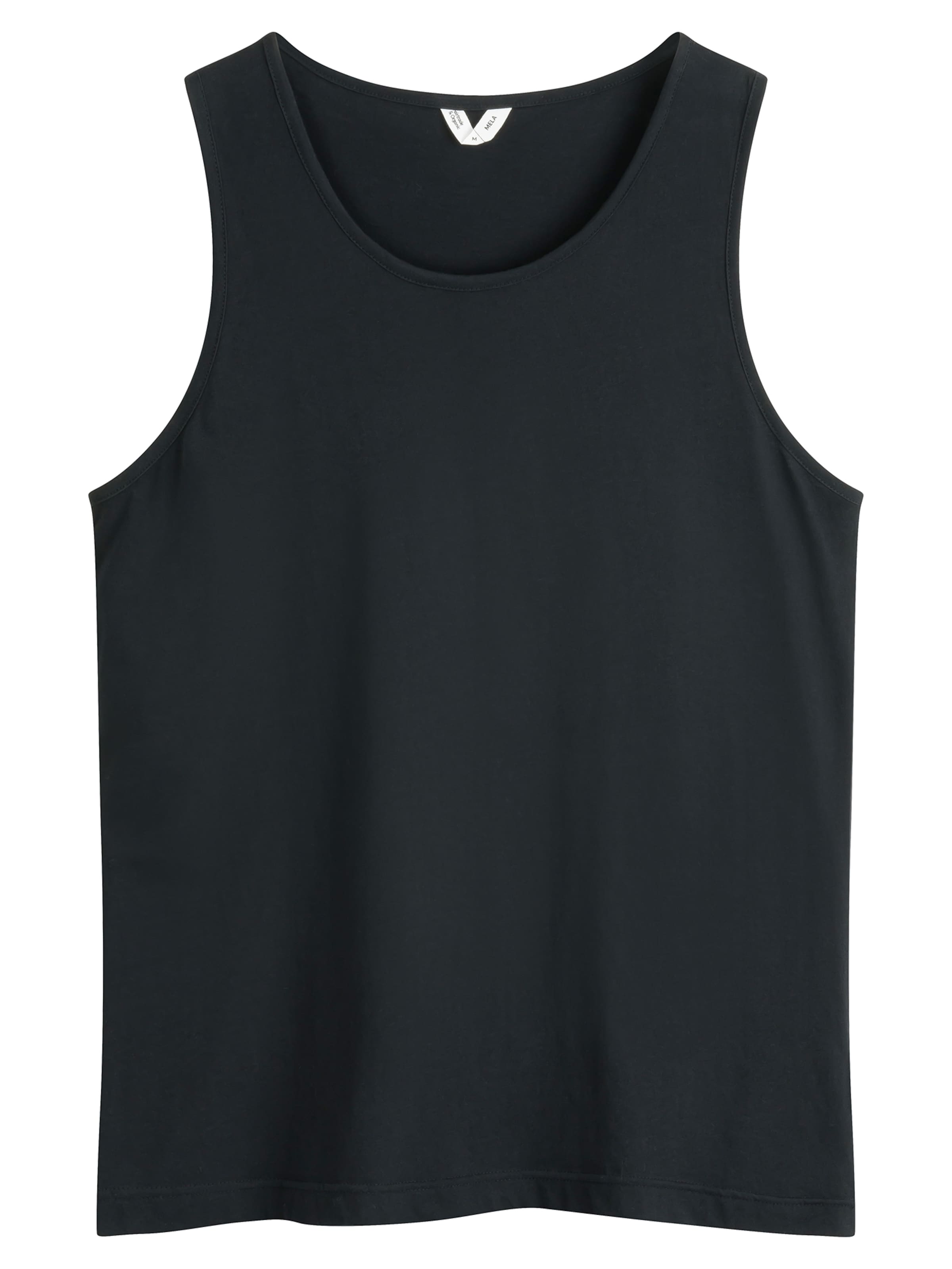 Tricou 'CHETAN' de la MELA pe negru: față