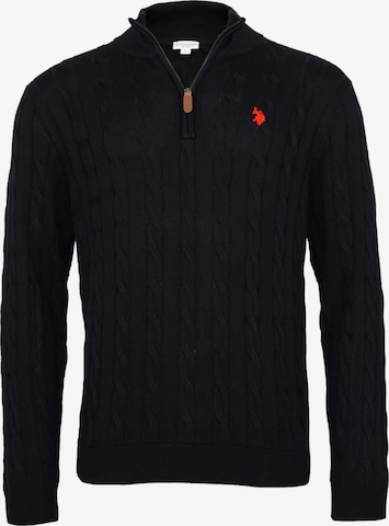 U.S. POLO ASSN. Sweater in Black: front