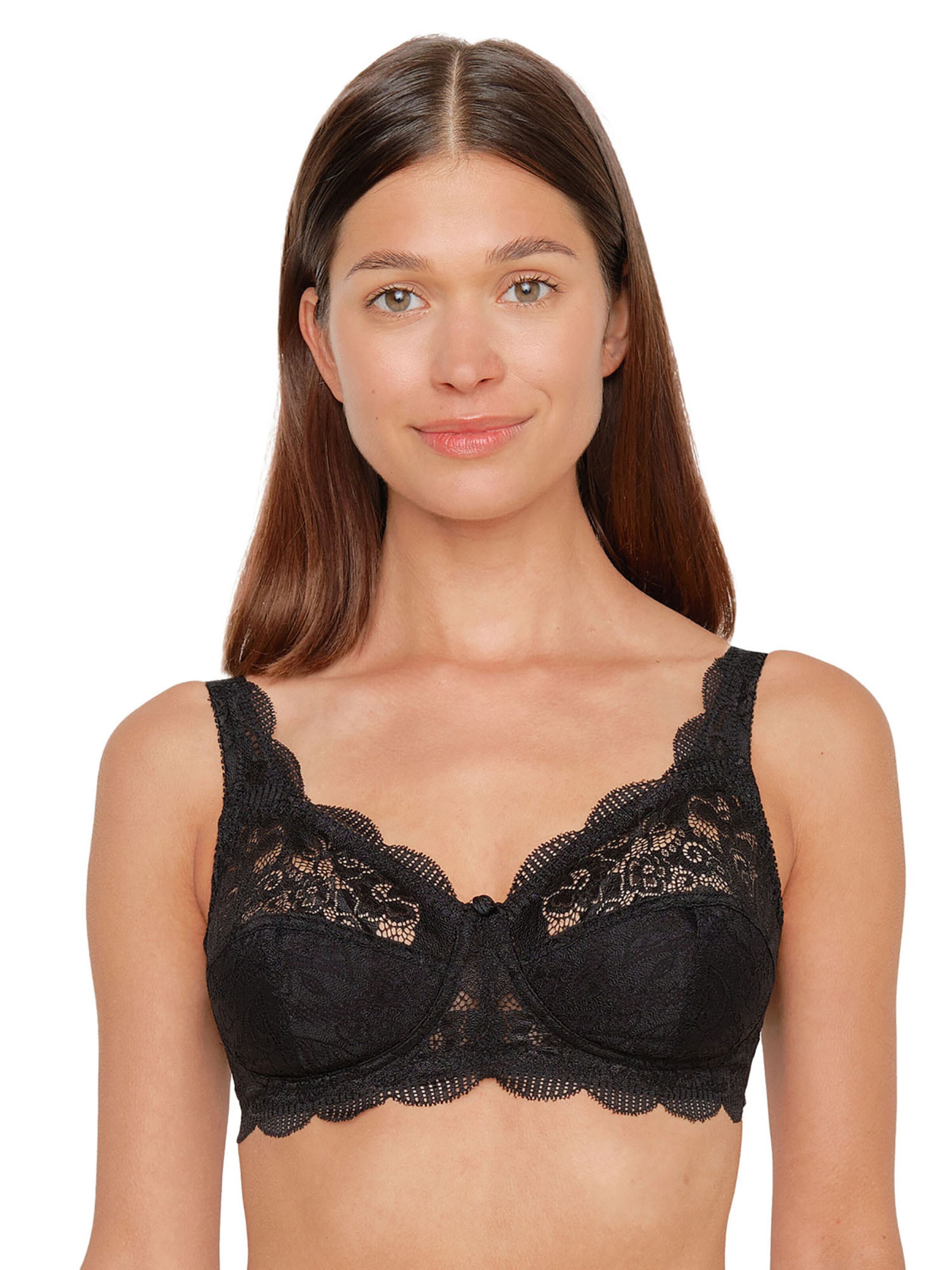 SUSA T-shirt Bra 'Latina' in Black