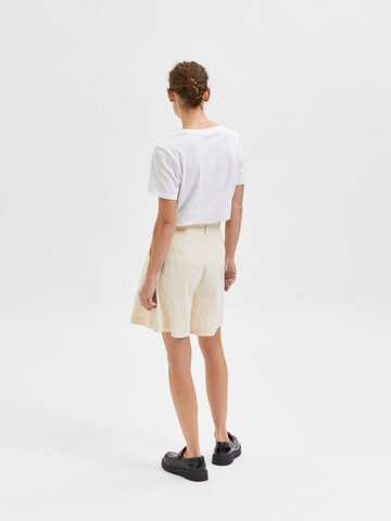 SELECTED FEMME Loosefit Shorts in Beige