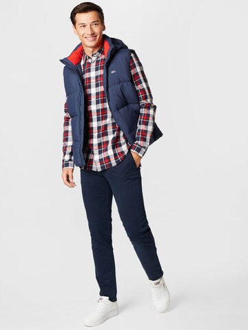 Tommy Jeans Regular Fit Hemd in Blau