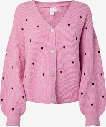 YAS Kardigan 'YASFLEUR' w kolorze różowy: przód