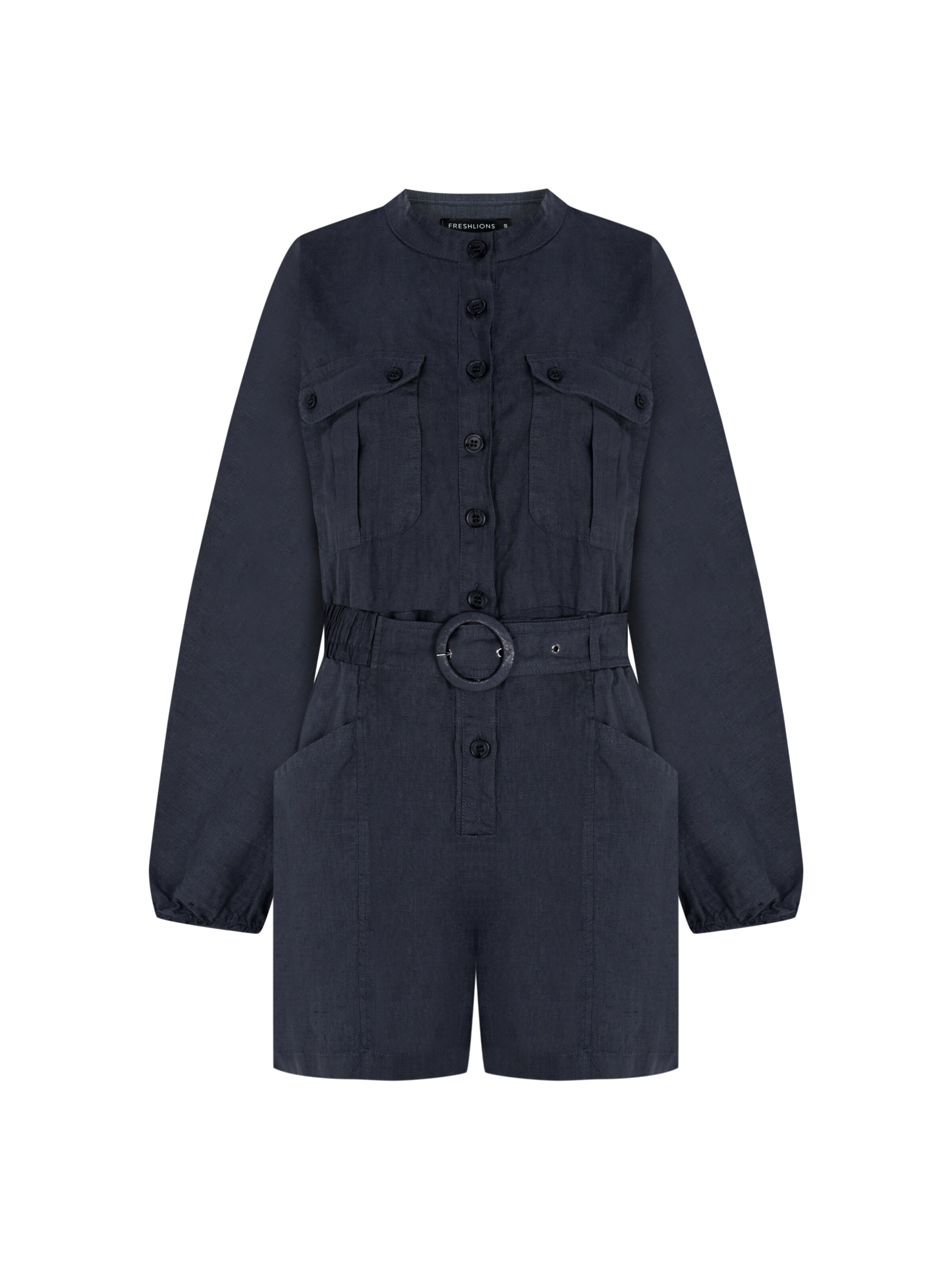 FRESHLIONS Jumpsuit 'Jade' in Blau: Vorderseite