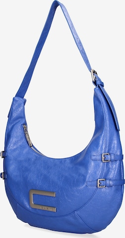 Borsa a spalla di Custo Barcelona in blu: frontale