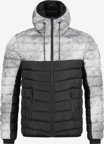 BRAVE SOUL Winter Jacket 'Cyiber' in Black: front