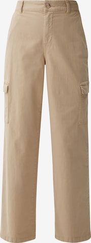 s.Oliver Cargo trousers in Beige: front