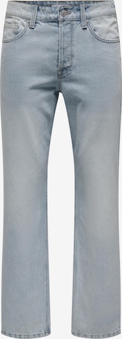Only & Sons tavaline Teksapüksid 'EDGE', värv sinine: eest vaates