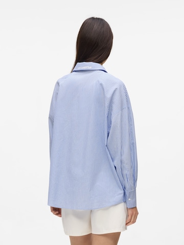 Camicia da donna ' Ikon Gestreiftes Hemd ' di Karl Lagerfeld in blu