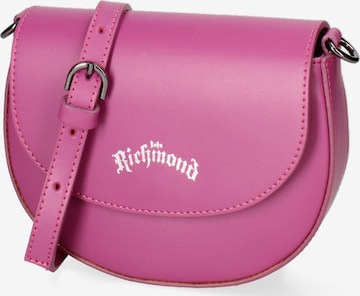 Borsa a tracolla di John Richmond in rosa: frontale