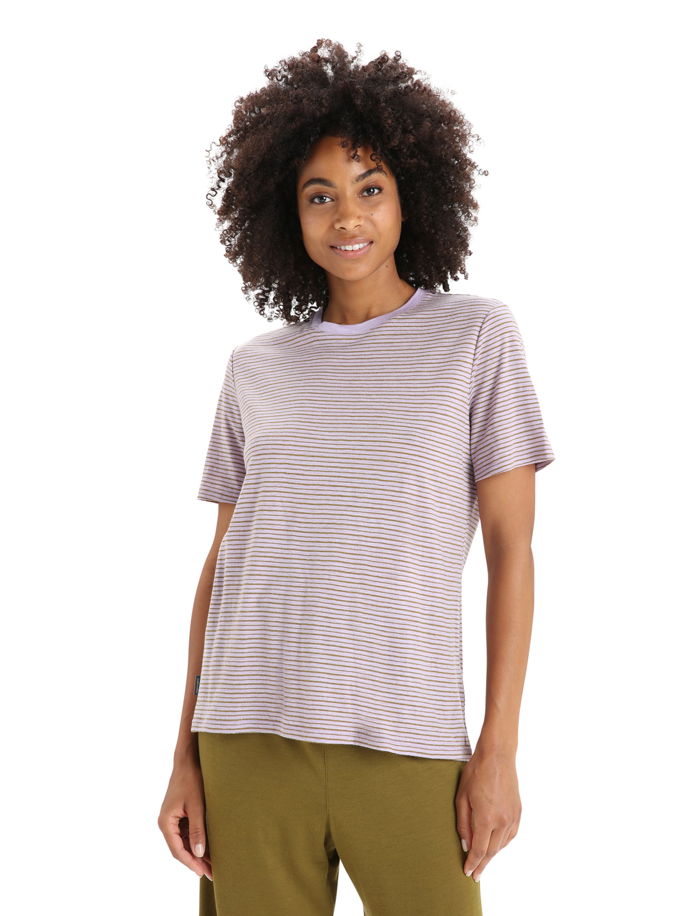 ICEBREAKERTehnička sportska majica - ljubičasta boja: prednji dio