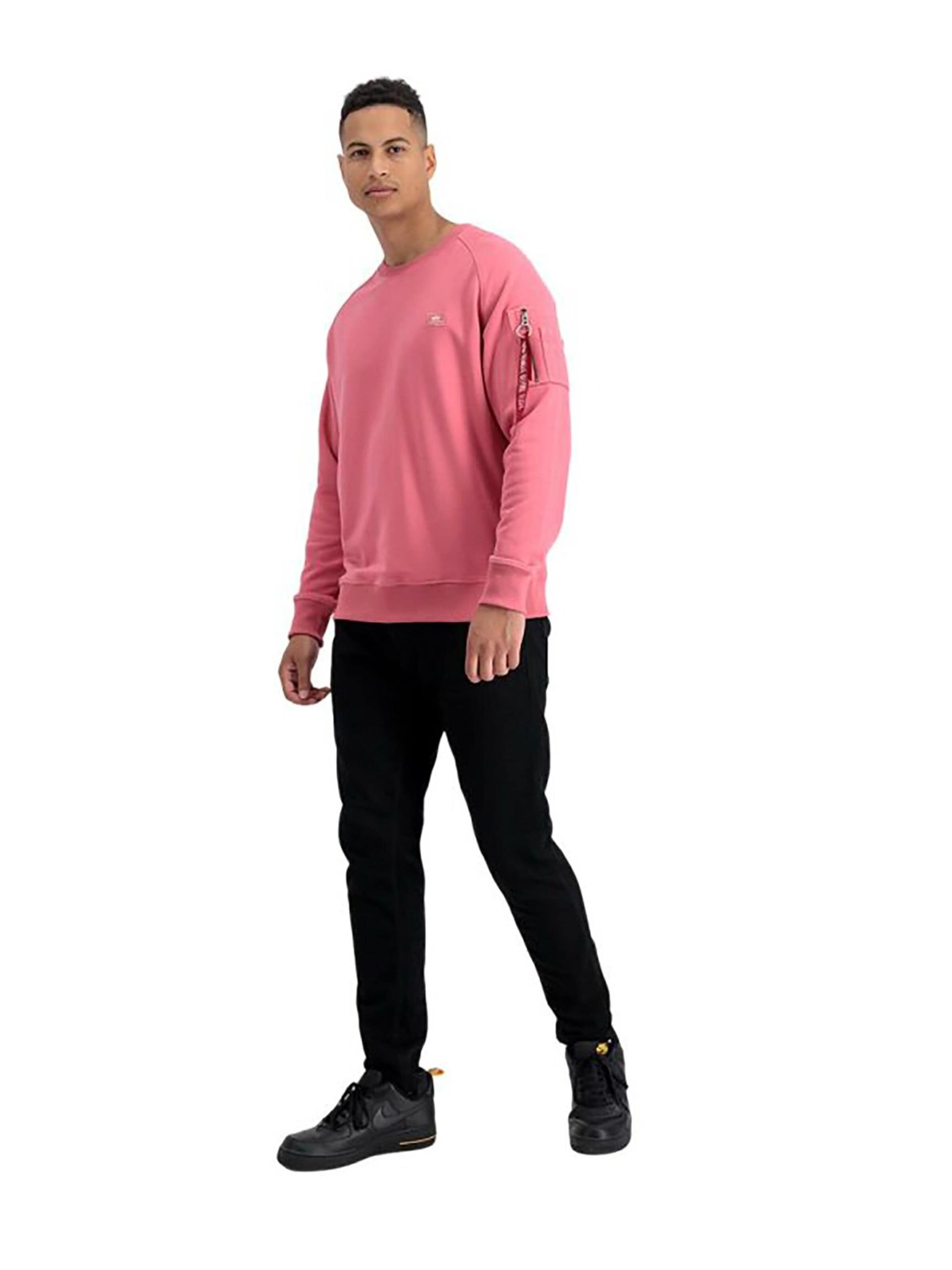 ALPHA INDUSTRIES Sweatshirt 'X-Fit'‌‌‌‌‌‌‌ in Rot: Vorderseite