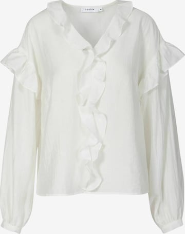 Coster Copenhagen Koszulka ' Longsleeved ' w kolorze biały: przód