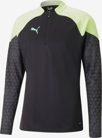 PUMA T-Shirt fonctionnel en aqua / vert clair / noir, Vue avec produit