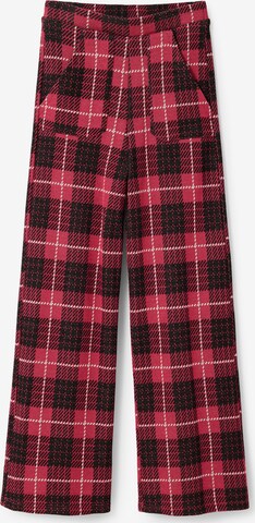 Desigual Regular Broek 'DENIS' in Rood: voorkant