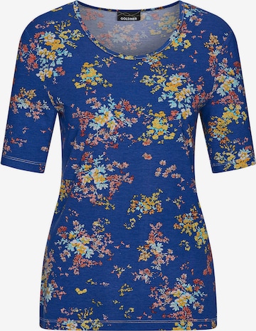 T-shirt Goldner en bleu : devant