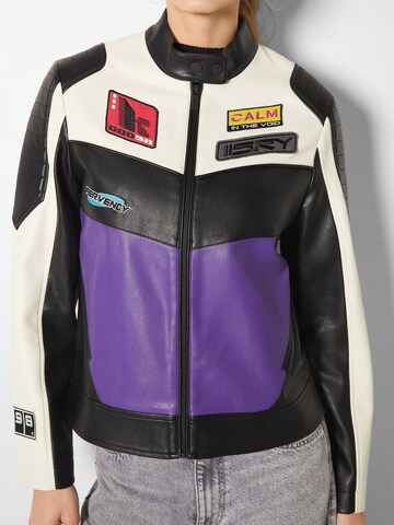 Bershka Between-season jacket in Purple