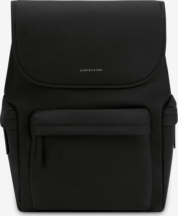 Kapten & Son Backpack 'Viborg All Black' in Black