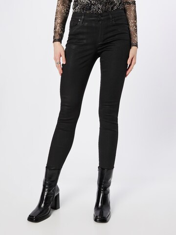 AllSaints Skinny Jeans 'MILLER' in Zwart: voorkant