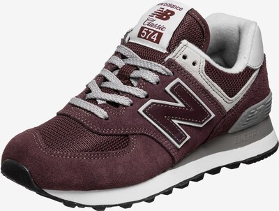 Sneaker bassa '574' new balance di colore borgogna / bianco, Visualizzazione prodotti