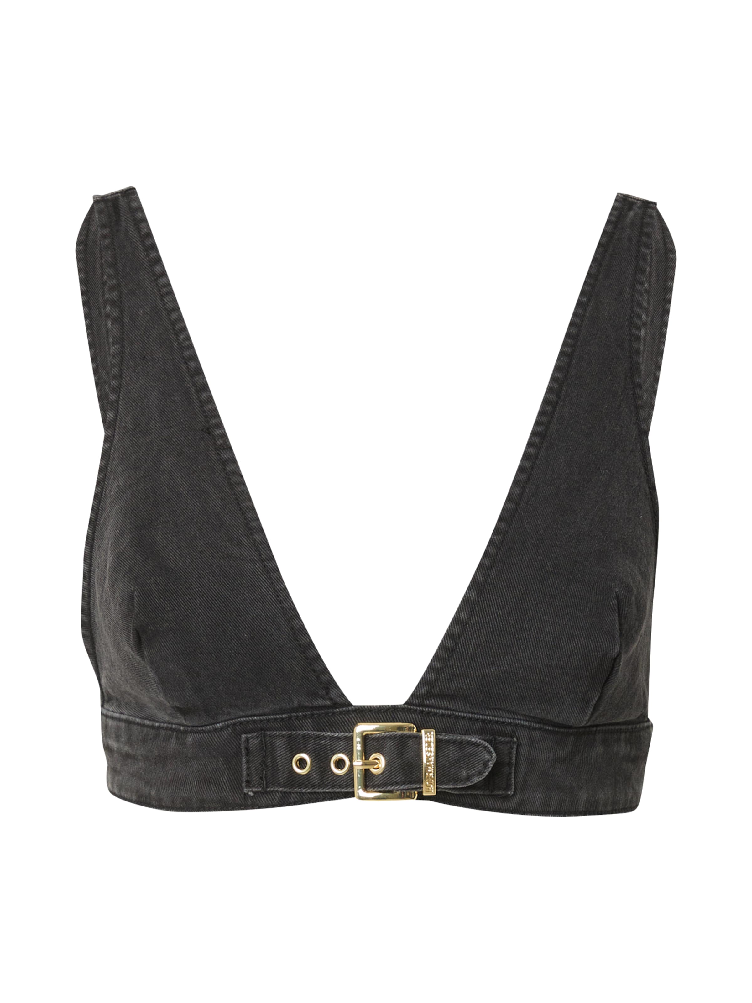 Hoermanseder Top 'Amalia' in Zwart: voorkant