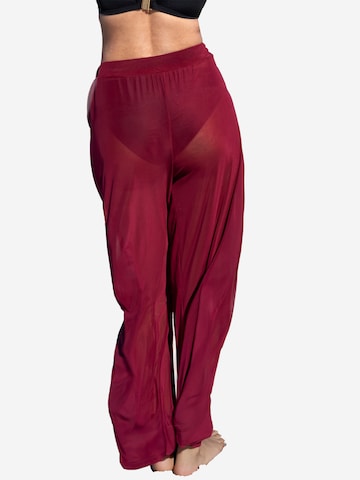 Wide Leg Pantalon 'Sheer' SugarShape en rouge