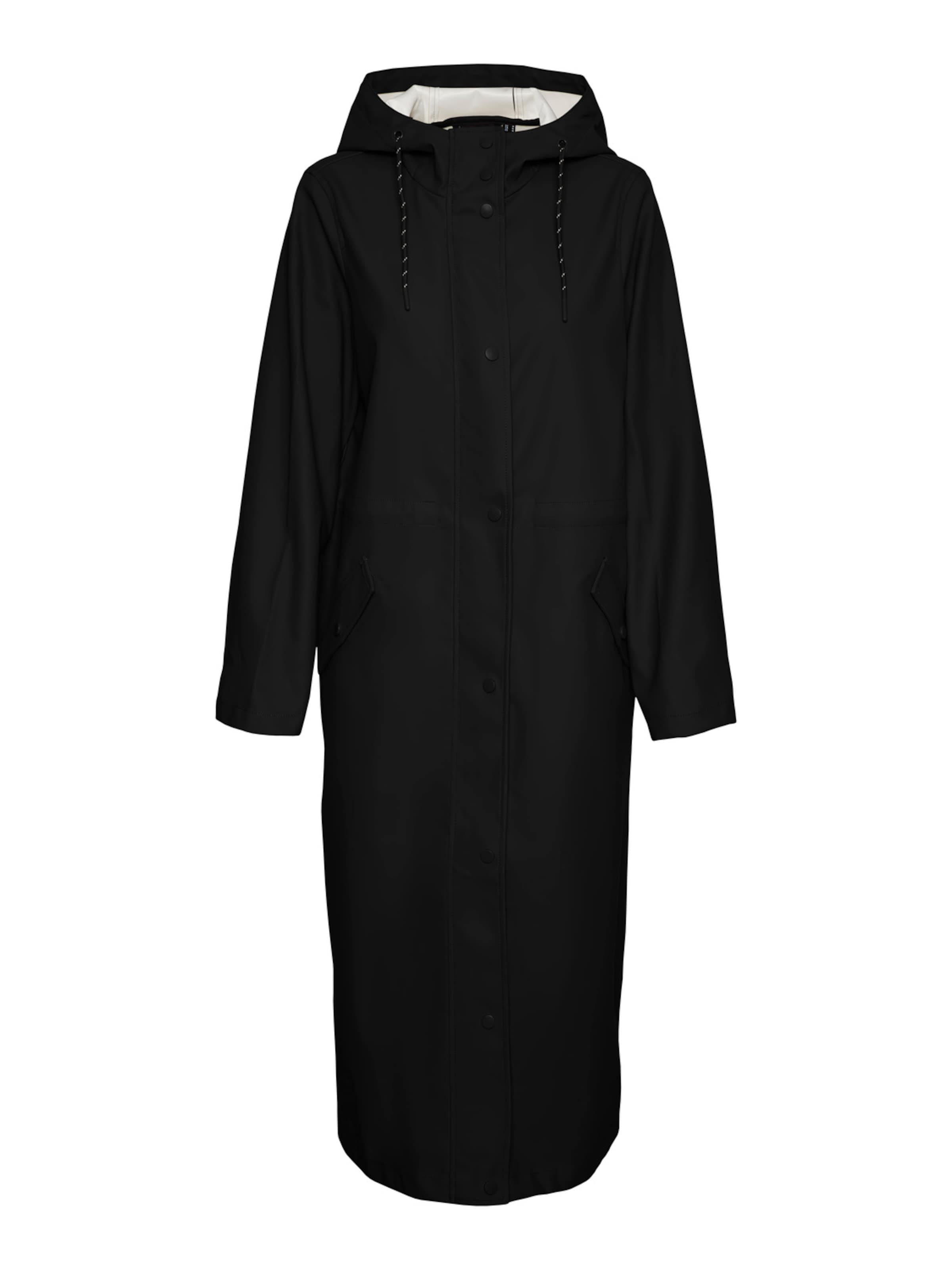 Manteau mi-saison VERO MODA en noir : devant