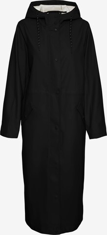 VERO MODA Přechodný kabát 'Malou' – černá: přední strana