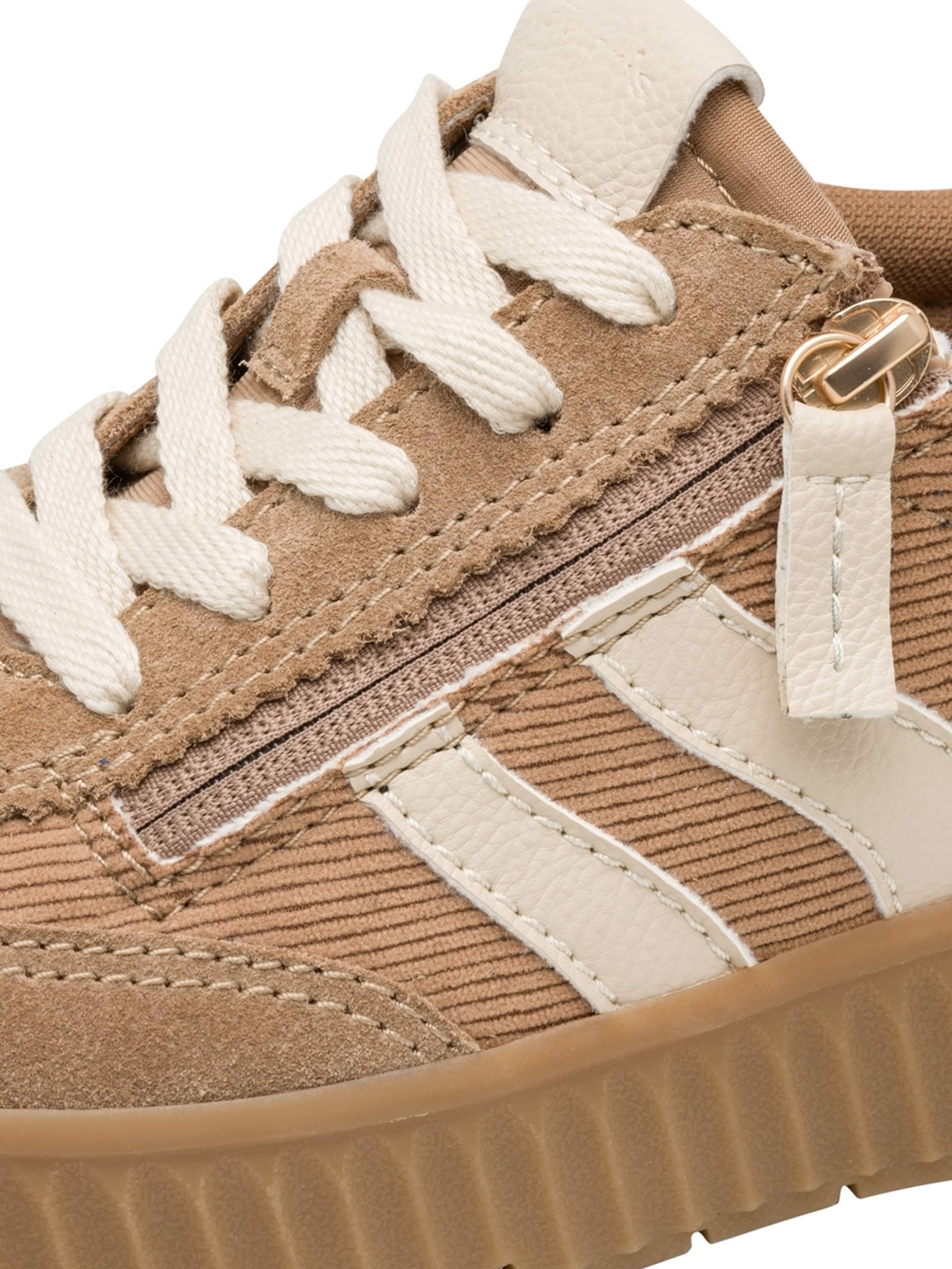 Baskets basses Tamaris en beige