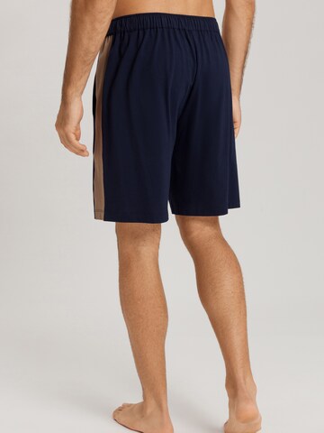 Hanro Pyjamabroek ' Night & Day ' in Blauw