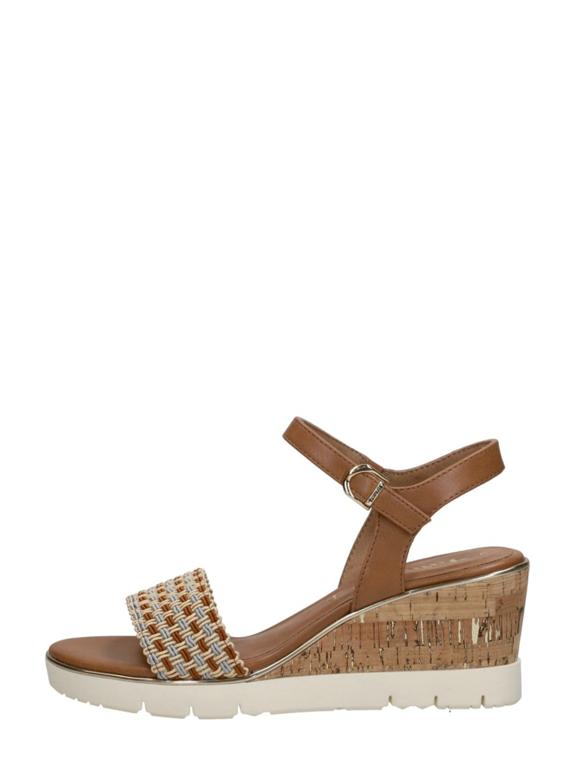 Tamaris Sandal 'Sandalen Hak' in Brown: front