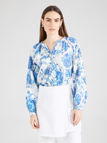 Emily Van Den Bergh Blouse in Blauw: voorkant