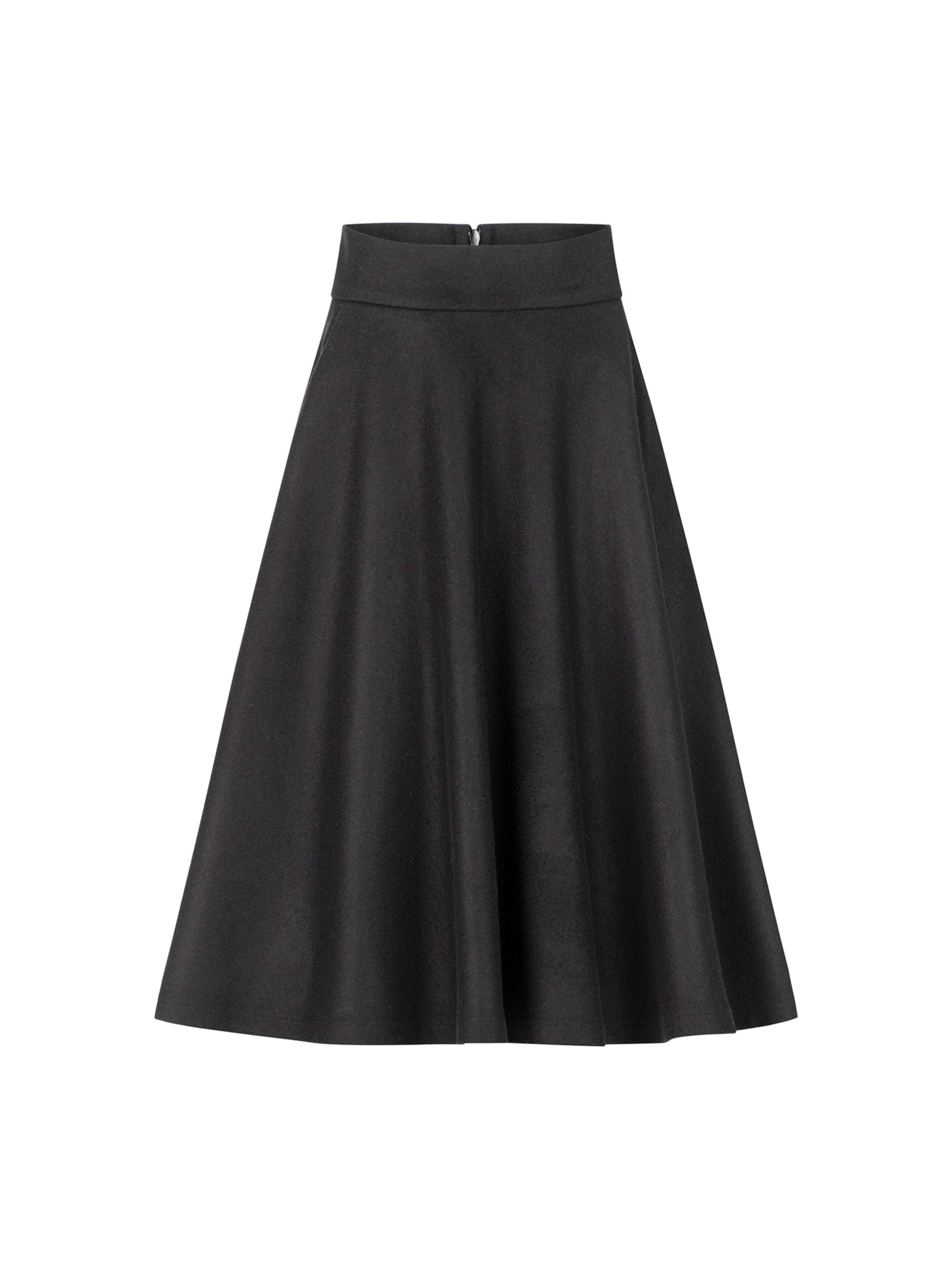 Nikka Place Rok 'Lily' in Zwart: voorkant