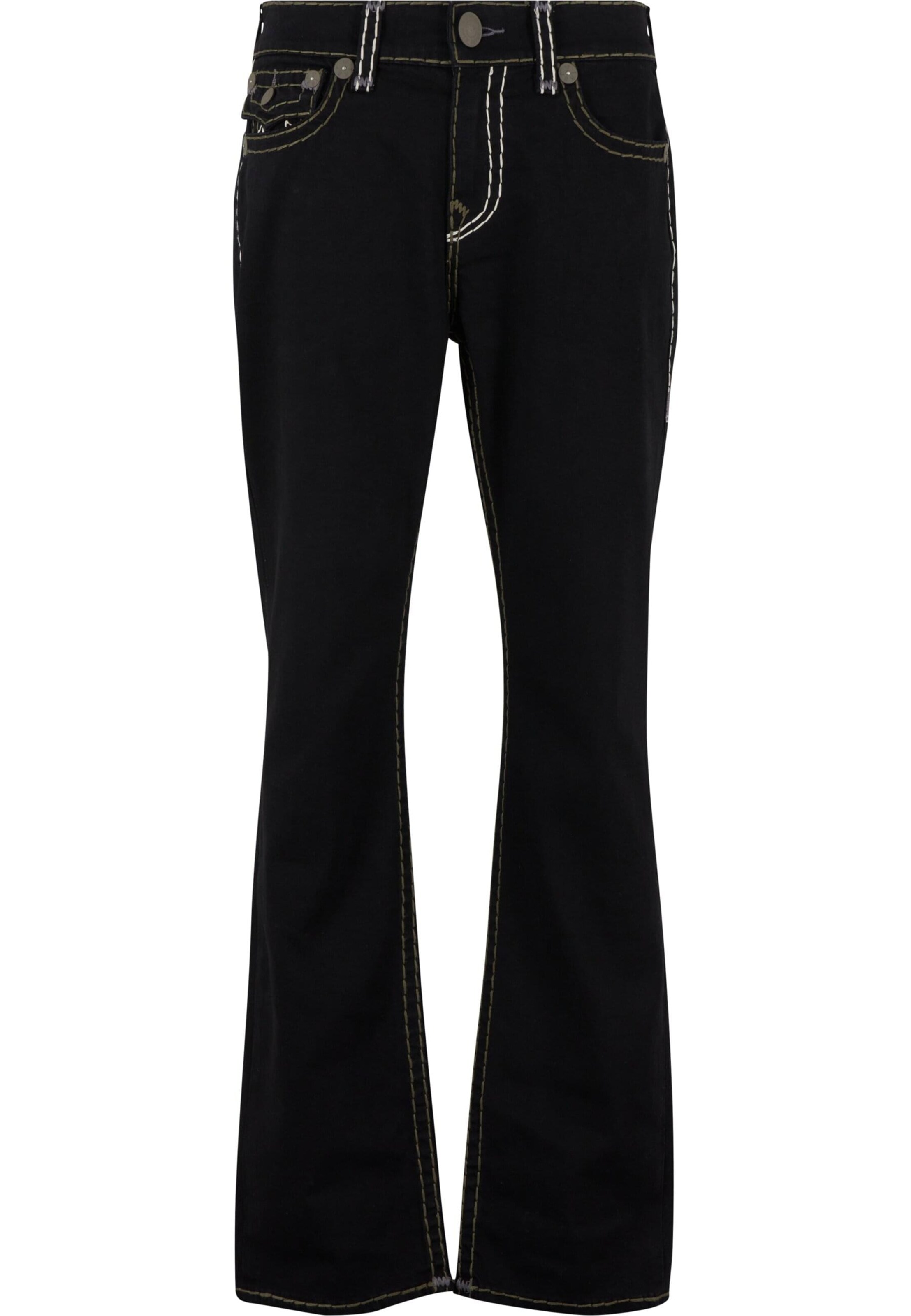 True Religion Boot cut Jeans 'Ricky' in Black: front