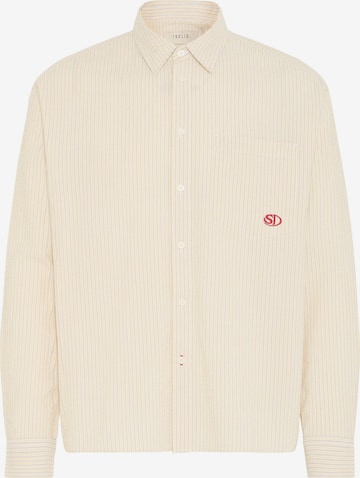 !Solid Comfort fit Button Up Shirt ' SDUmstead ' in Yellow: front