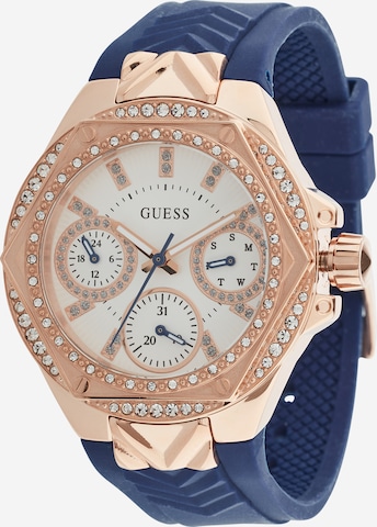 GUESS Analoog horloge in Goud: voorkant