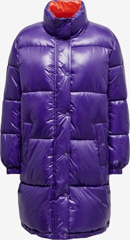 ONLY Zimní kabát 'SKY' – fialová: přední strana