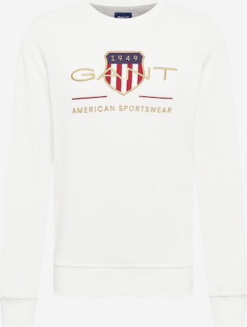 Sweat-shirt 'Archive Shield' GANT en blanc : devant