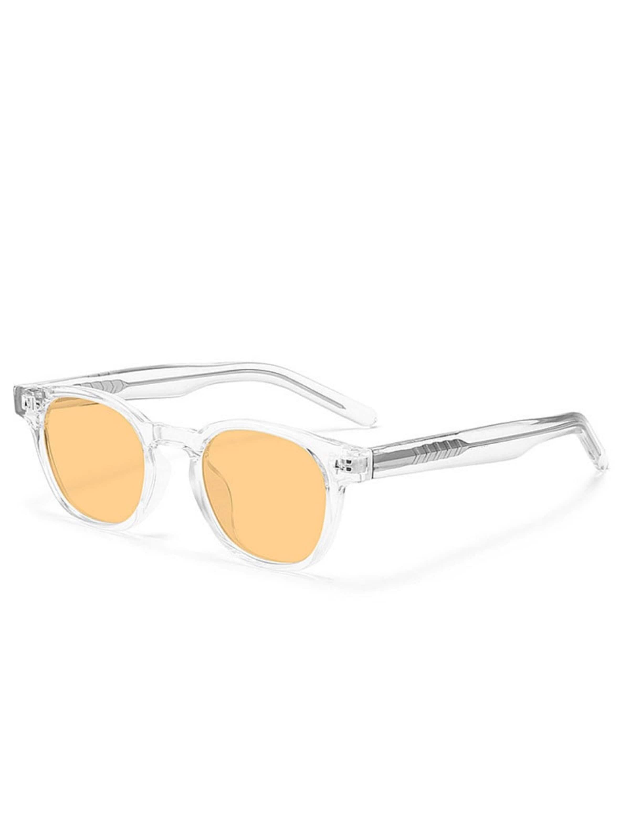 VEYREY Sunglasses 'Nerd Sonnenbrillen Aiyou' in Yellow: front