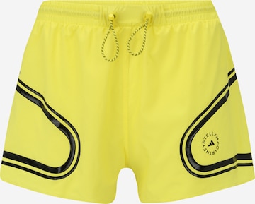 ADIDAS BY STELLA MCCARTNEYLoosefit Sportske hlače 'TrePace' - žuta boja: prednji dio