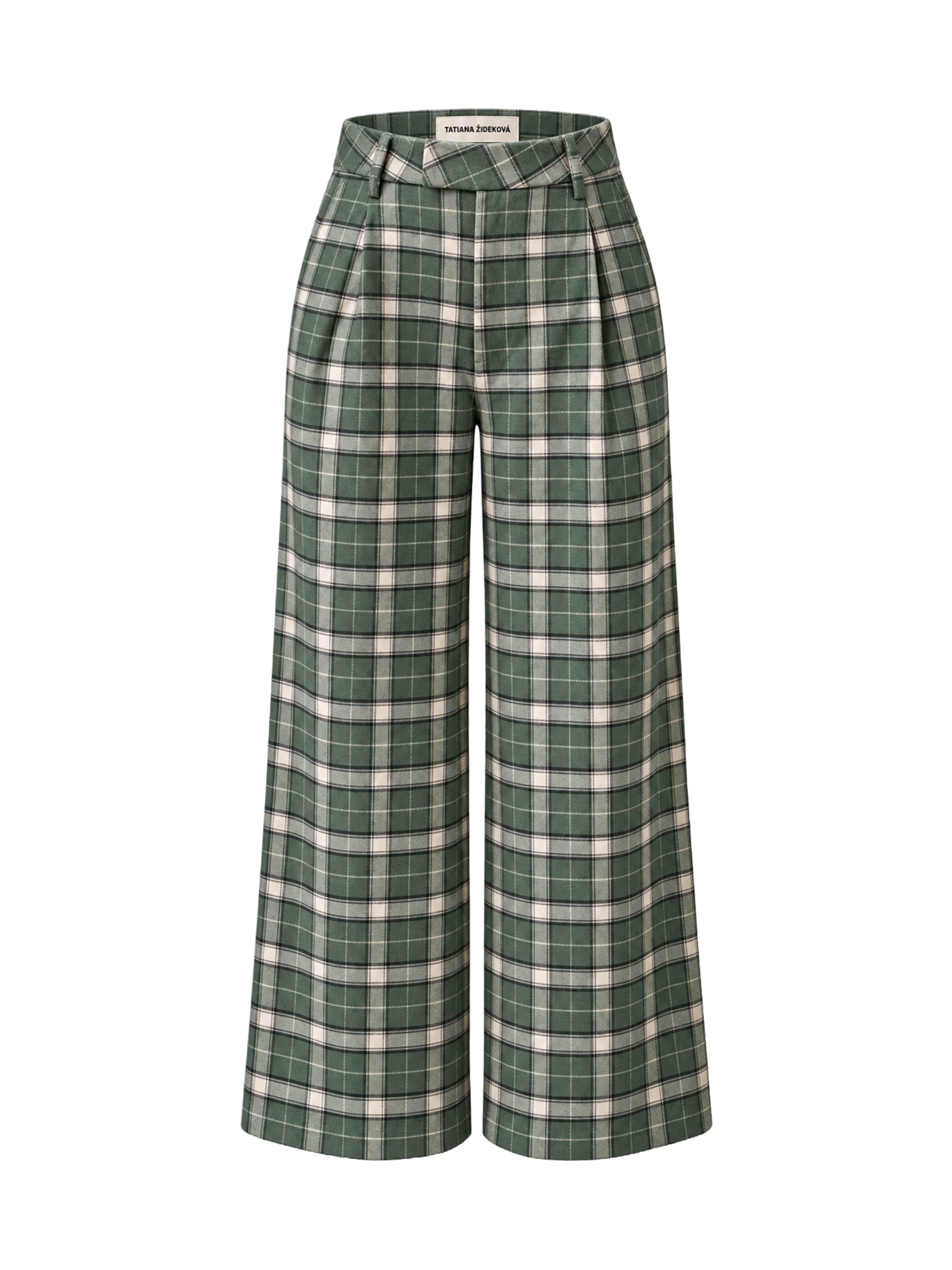 Tatiana Zidekova Baggy Pants in Beige: front