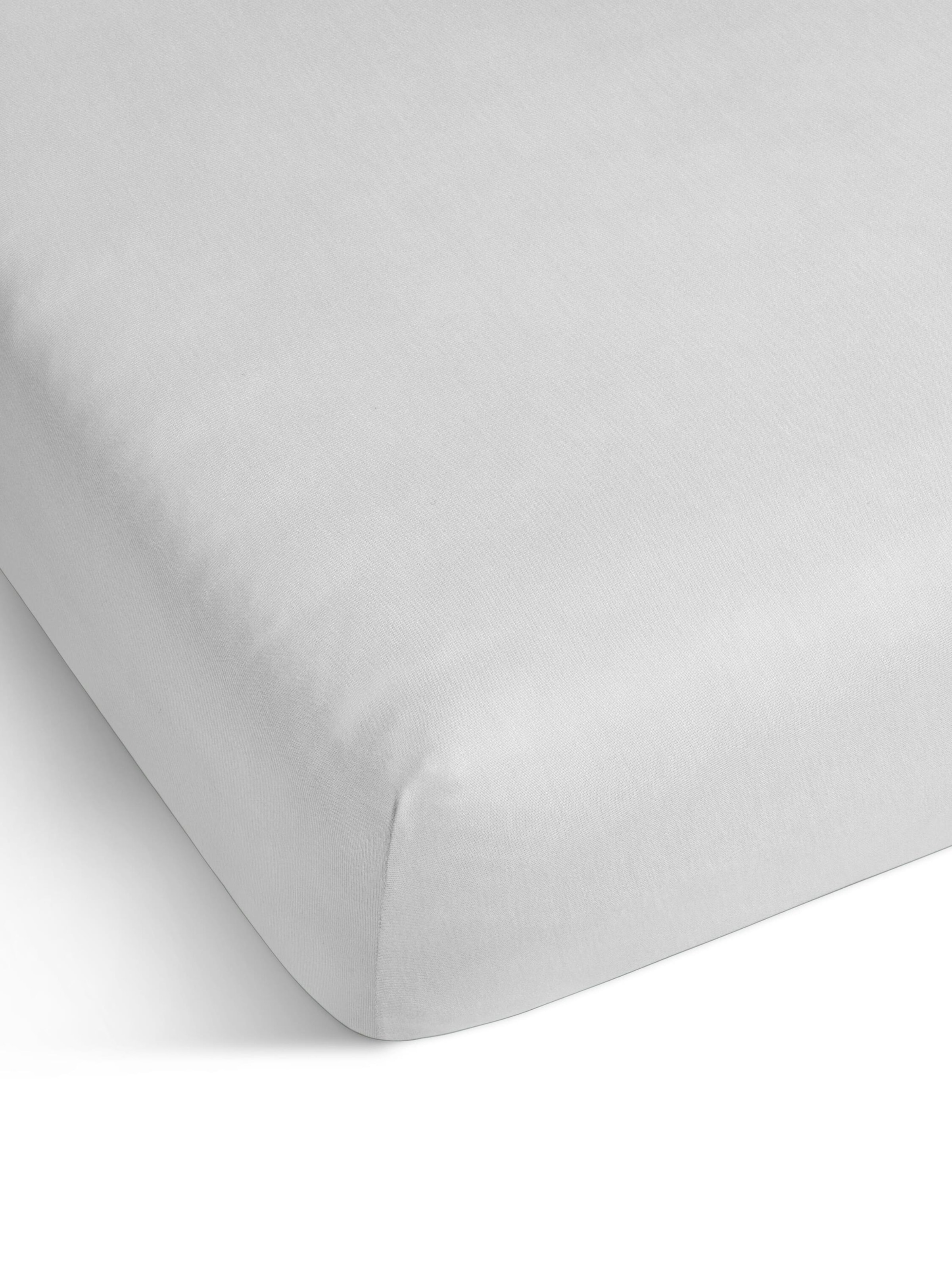 Aspero Bed Sheet in White: front