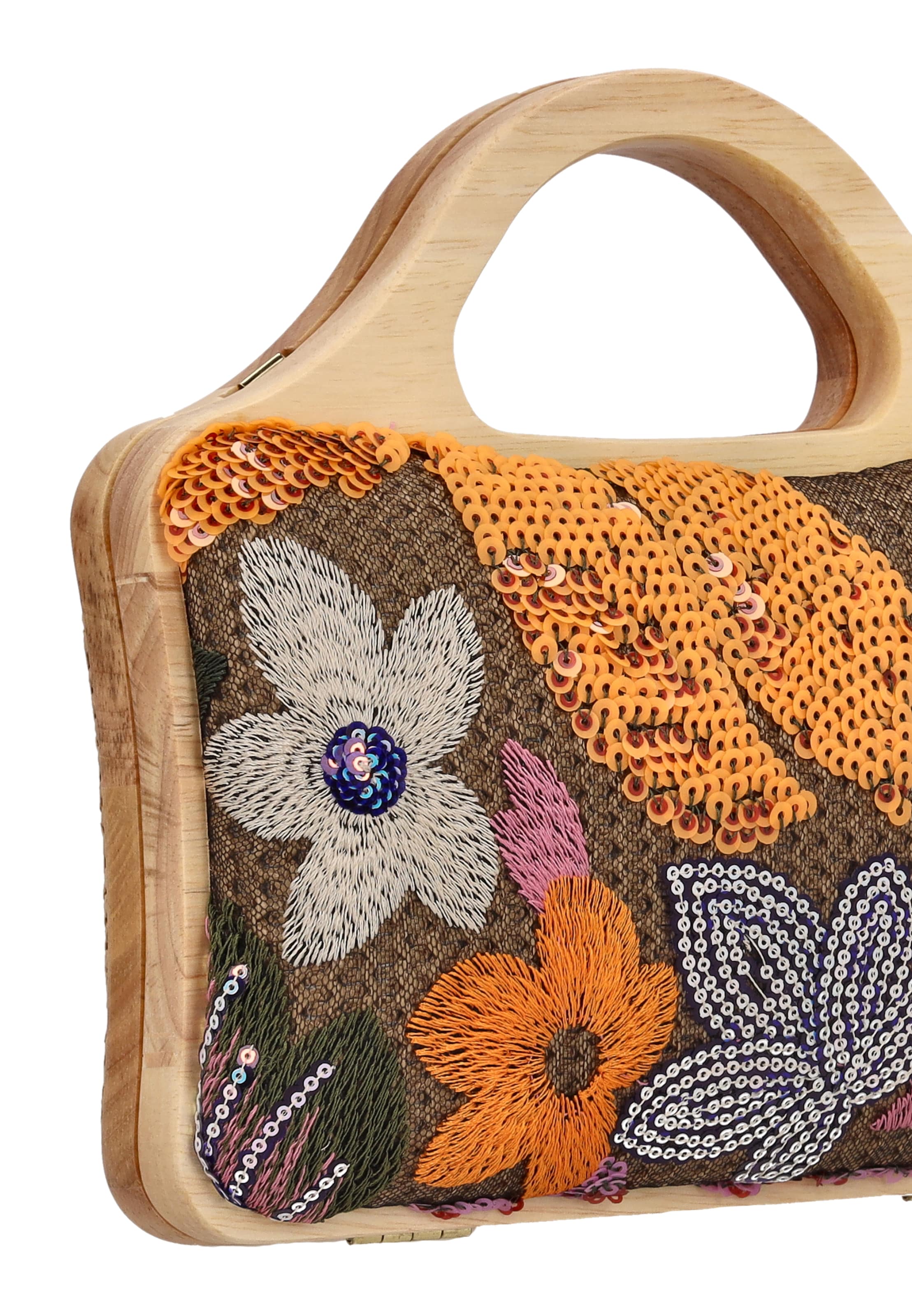 usha FESTIVAL - Clutches em castanho