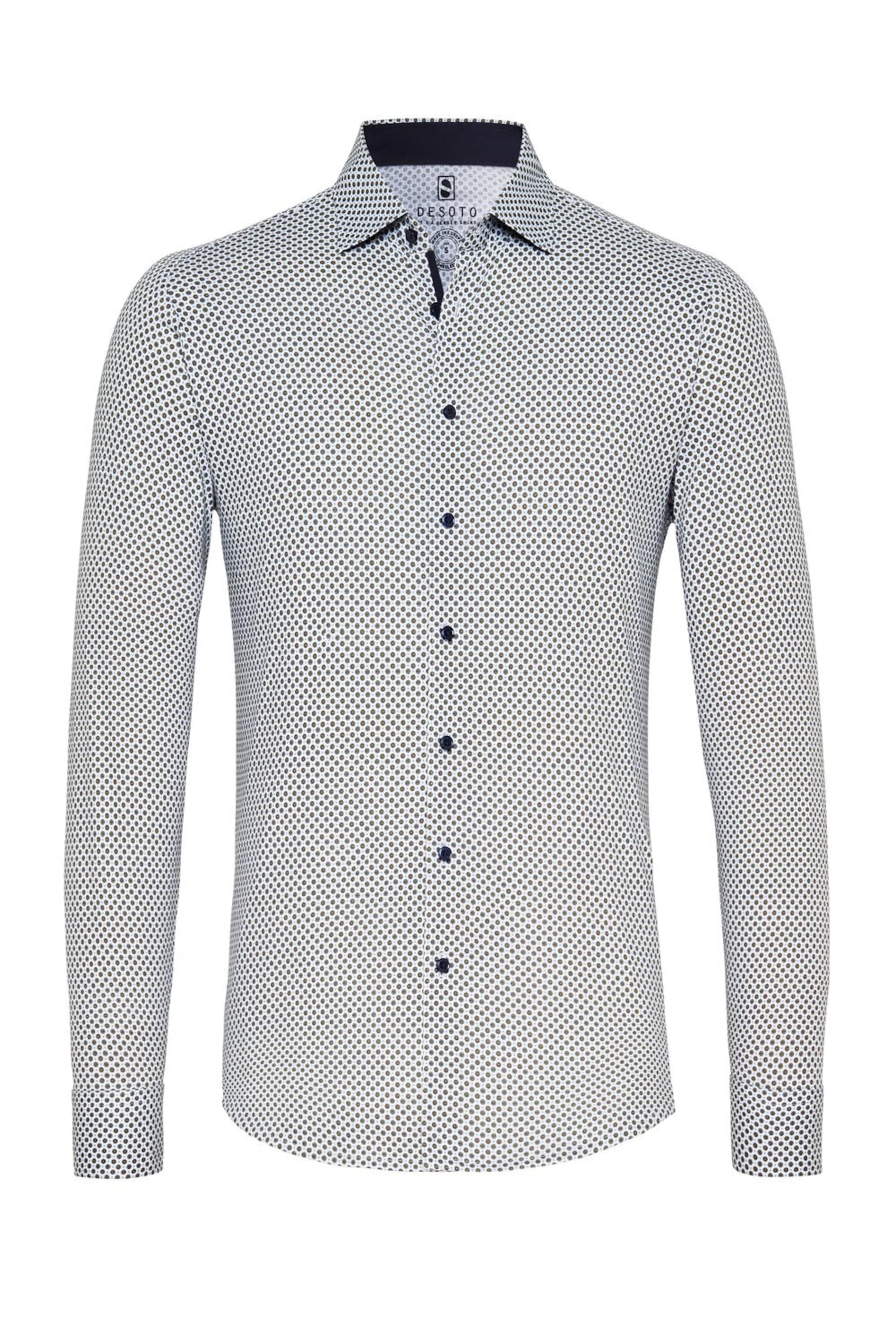DESOTO Overhemd in de kleur Zwart / Wit, Productweergave