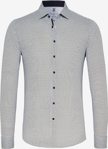 Coupe slim Chemise business DESOTO en blanc : devant